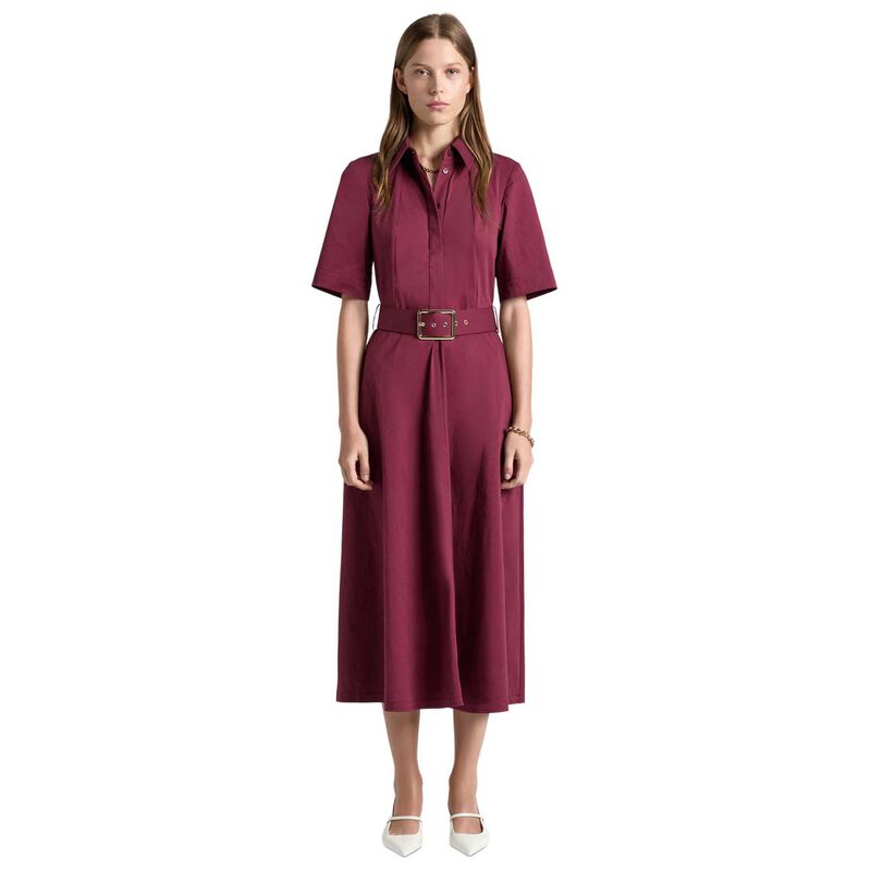 Cue Cotton Midi Shirt Dress image number 0
